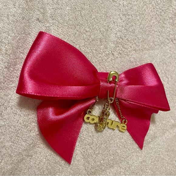 Juicy Couture Pink Bow & Gold Charms - Picture 7 of 11